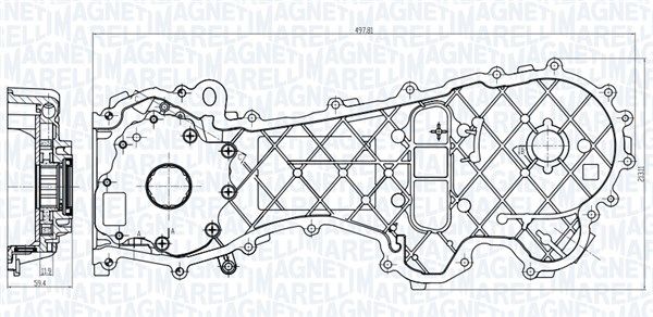 Magneti Marelli 351516000158 Оливний насос