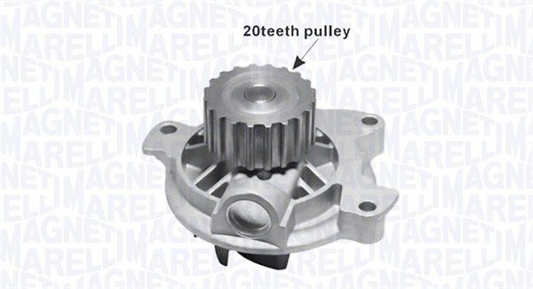 Magneti Marelli 352316171183 Помпа води VW T4/LT/Crafter 2.5TDI (20z) (WPQ1183)