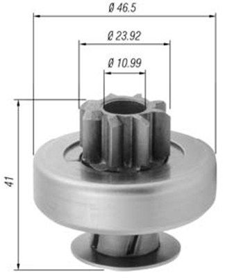 Magneti Marelli 940113020370 Мала шестірня, стартер
