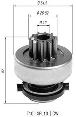 Magneti Marelli 940113020398 Мала шестірня, стартер