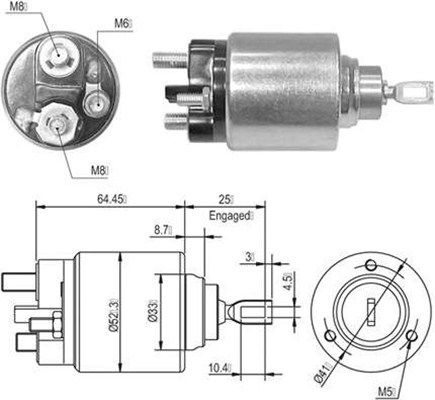 Magneti Marelli 940113050010 Магнітний перемикач, стартер