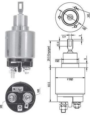 Magneti Marelli 940113050126 Реле стартера втягуюче Alfa Romeo -93 (AME0126)