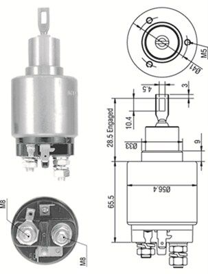 Magneti Marelli 940113050270 Магнітний перемикач, стартер