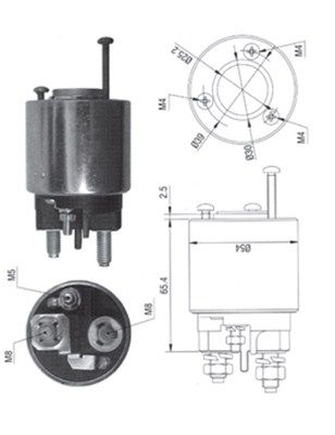Magneti Marelli 940113050373 Магнітний перемикач, стартер