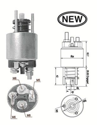 Magneti Marelli 940113050556 Магнітний перемикач, стартер