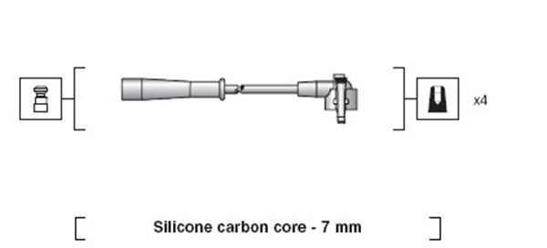 Magneti Marelli 941318111038 Комплект проводів високої напруги