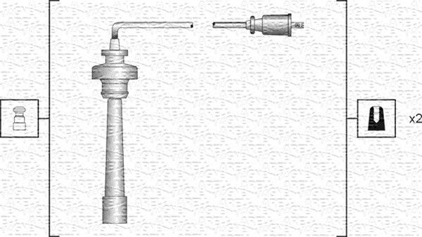 Magneti Marelli 941318111192 Комплект проводів високої напруги