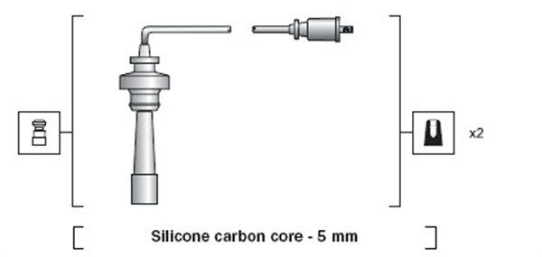 Magneti Marelli 941318111192 Комплект проводів високої напруги