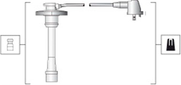 Magneti Marelli 941318111274 Комплект проводів високої напруги