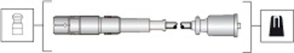 Magneti Marelli 941318111285 Комплект проводів високої напруги