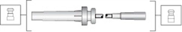 Magneti Marelli 941318111286 Комплект проводів високої напруги