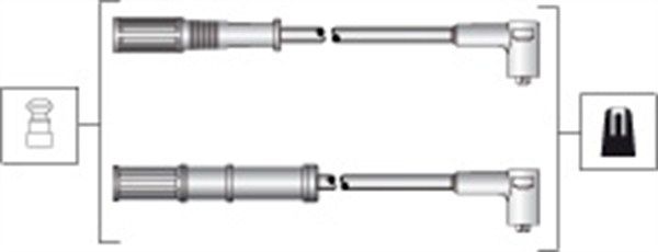 Magneti Marelli 941318111301 Комплект проводів високої напруги