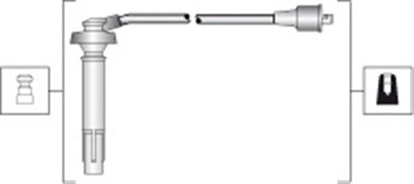 Magneti Marelli 941318111310 Комплект проводів високої напруги