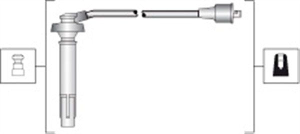 Magneti Marelli 941318111311 Комплект проводів високої напруги
