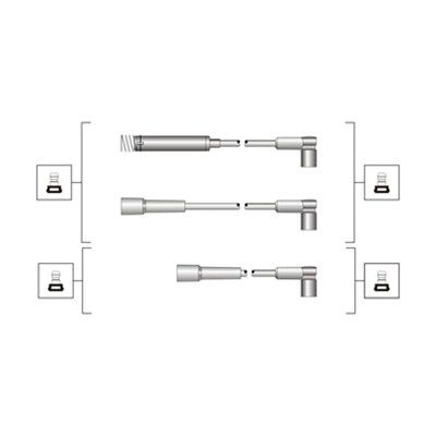 Magneti Marelli 941319170020 Комплект проводів високої напруги