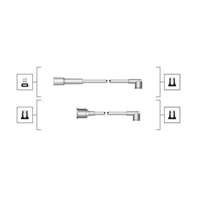 Magneti Marelli 941319170022 Комплект проводів високої напруги
