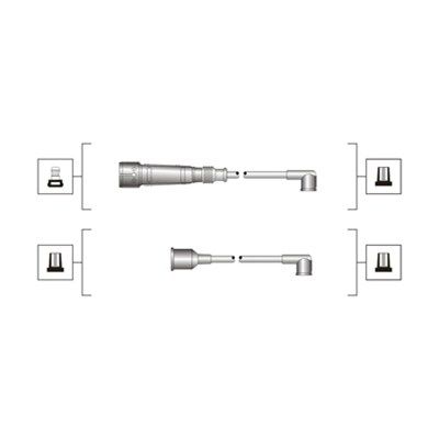 Magneti Marelli 941319170023 Комплект дротів запалювання (вир-во Magneti Marelli кор.код. MSQ0023)