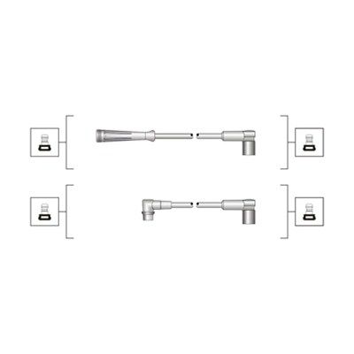 Magneti Marelli 941319170024 Комплект проводів високої напруги