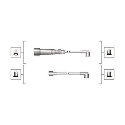Magneti Marelli 941319170026 Комплект проводів високої напруги