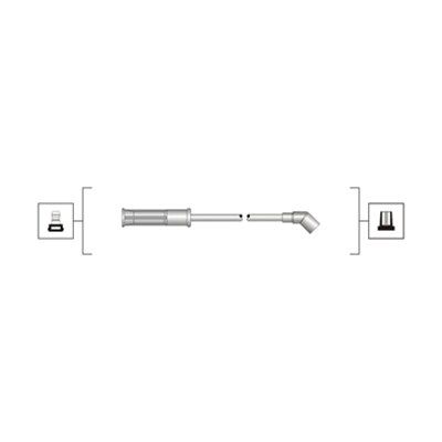 Magneti Marelli 941319170028 Комплект дротів запалювання (вир-во Magneti Marelli кор.код. MSQ0028)