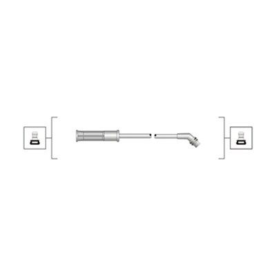 Magneti Marelli 941319170031 Комплект проводів високої напруги