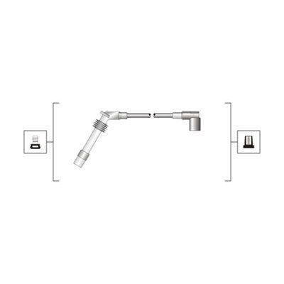 Magneti Marelli 941319170035 Комплект дротів запалювання OPEL ASTRA F (вир-во Magneti Marelli кор.ко