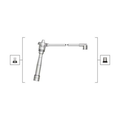 Magneti Marelli 941319170039 Комплект дротів запалювання (вир-во Magneti Marelli кор.код. MSQ0039)