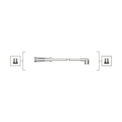 Magneti Marelli 941319170041 Проводи запалювання Renault Clio/Kangoo 1.2 96- (к-кт)