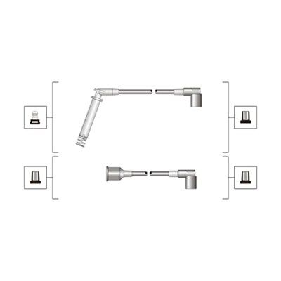 Magneti Marelli 941319170045 Комплект проводів високої напруги
