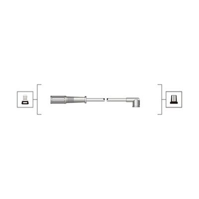 Magneti Marelli 941319170054 Комплект проводів високої напруги