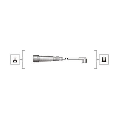 Magneti Marelli 941319170055 Комплект дротів запалювання (вир-во Magneti Marelli кор.код. MSQ0055)