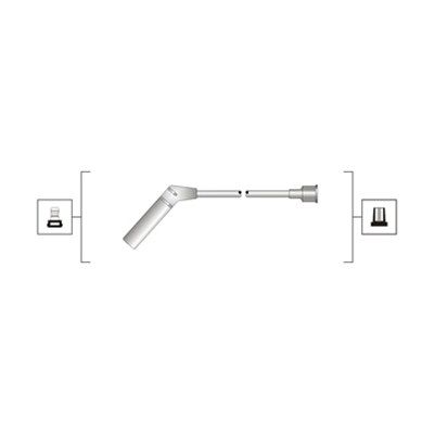 Magneti Marelli 941319170061 Комплект дротів запалення (вир-во Magneti Marelli кор.код. MSQ0061)