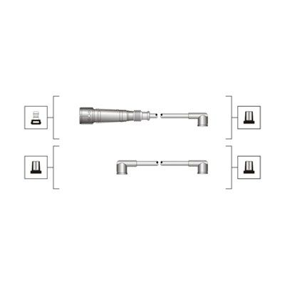 Magneti Marelli 941319170065 Комплект проводів високої напруги