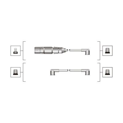 Magneti Marelli 941319170071 Комплект проводів високої напруги