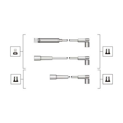 Magneti Marelli 941319170072 Високовольтні дроти