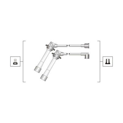 Magneti Marelli 941319170083 Комплект дротів запалювання (вир-во Magneti Marelli кор.код. MSQ0083)