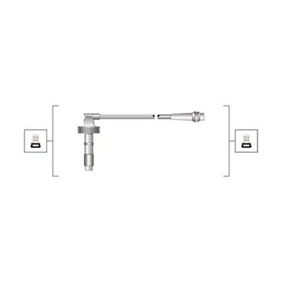 Magneti Marelli 941319170087 Комплект проводів високої напруги