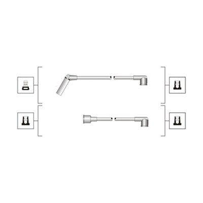 Magneti Marelli 941319170091 Комплект проводів високої напруги