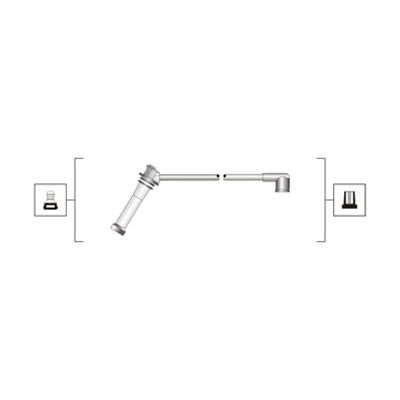 Magneti Marelli 941319170092 Комплект проводів високої напруги