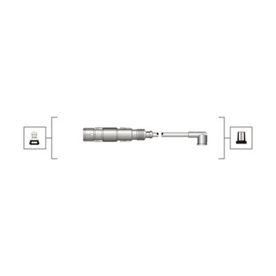 Magneti Marelli 941319170096 Комплект проводів високої напруги