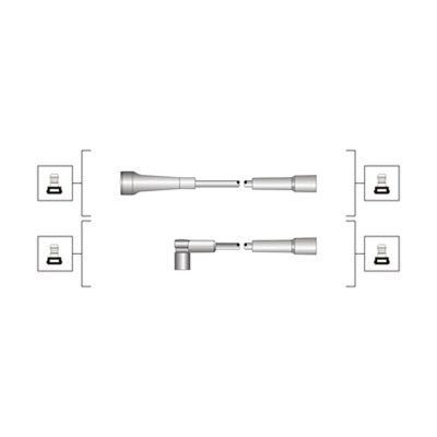 Magneti Marelli 941319170097 Комплект проводів високої напруги