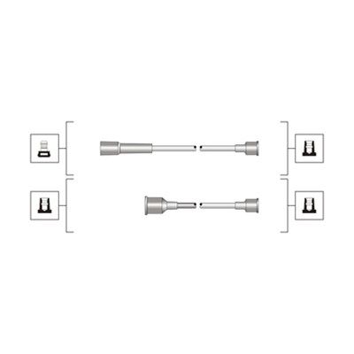 Magneti Marelli 941319170107 Проводи запалювання Lada 2105/2107/1200-1600 1.3 -12 (к-кт) (високоволь