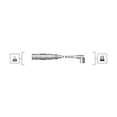 Magneti Marelli 941319170111 Комплект дротів запалювання (вир-во Magneti Marelli кор.код. MSQ0111)