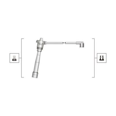 Magneti Marelli 941319170115 Комплект проводів високої напруги